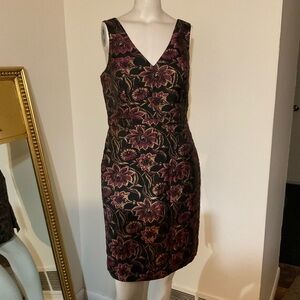 J. Crew Brocade Flower Holiday Dress 4